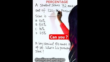 How to solve Percentage word problem #viralmathshorts