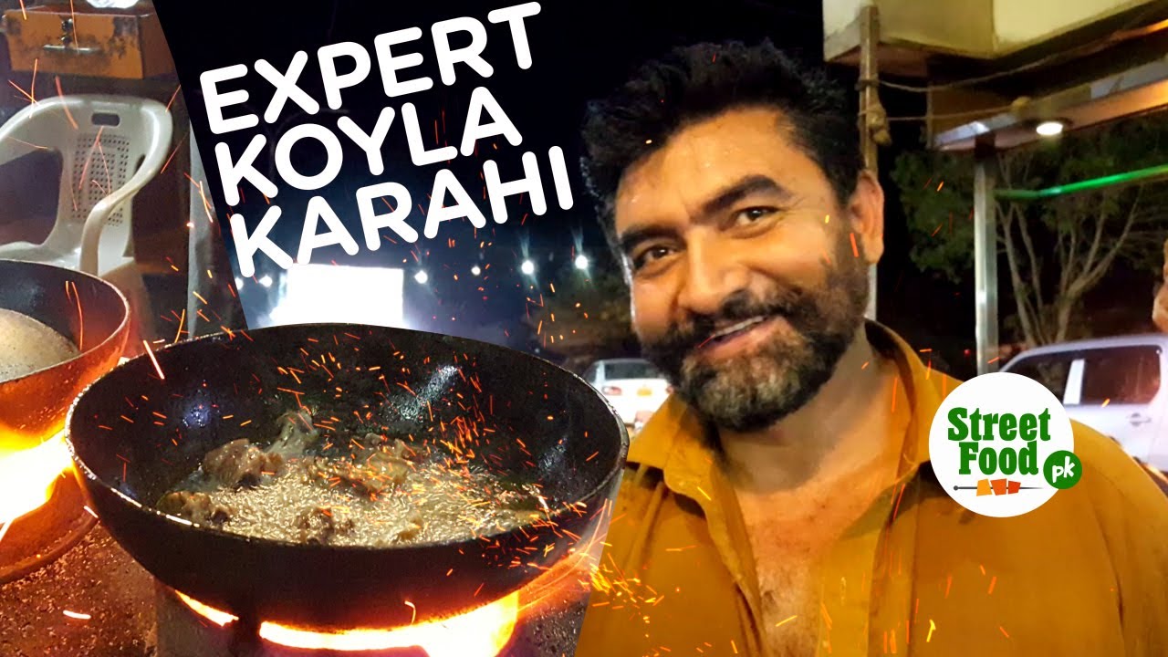 Expert Koyla Karhai | Street Food Karachi | Travel Pakistan | Street Food PK