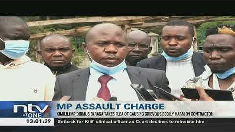 MP Didmus Barasa arrested, charged with causing grievous harm to a contractor