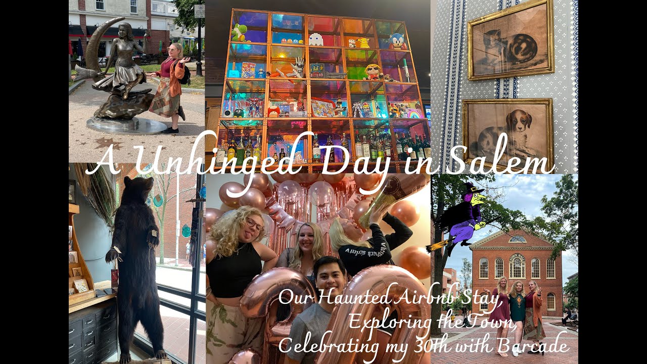 Our Unhinged Day in Salem Haunted Airbnb, Salem Shopping Haul and