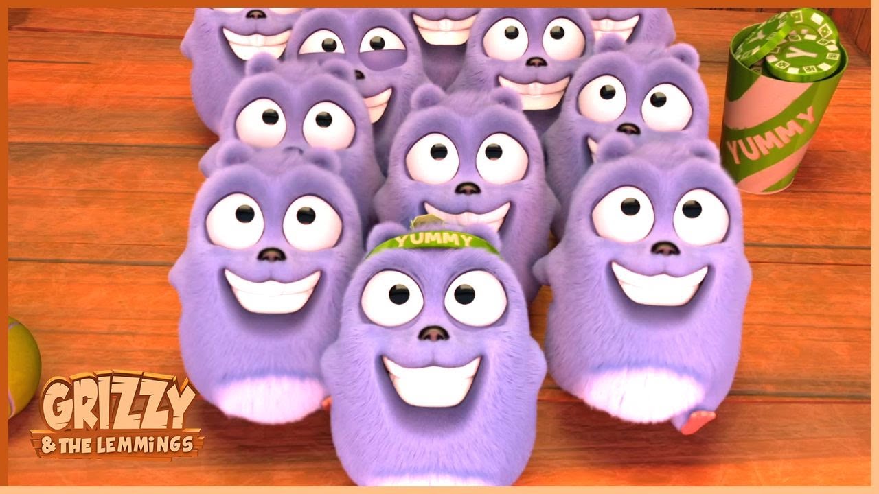 Winning Tokens | Grizzy & the lemmings (Clip) | 🐻🐹 Cartoon for Kids