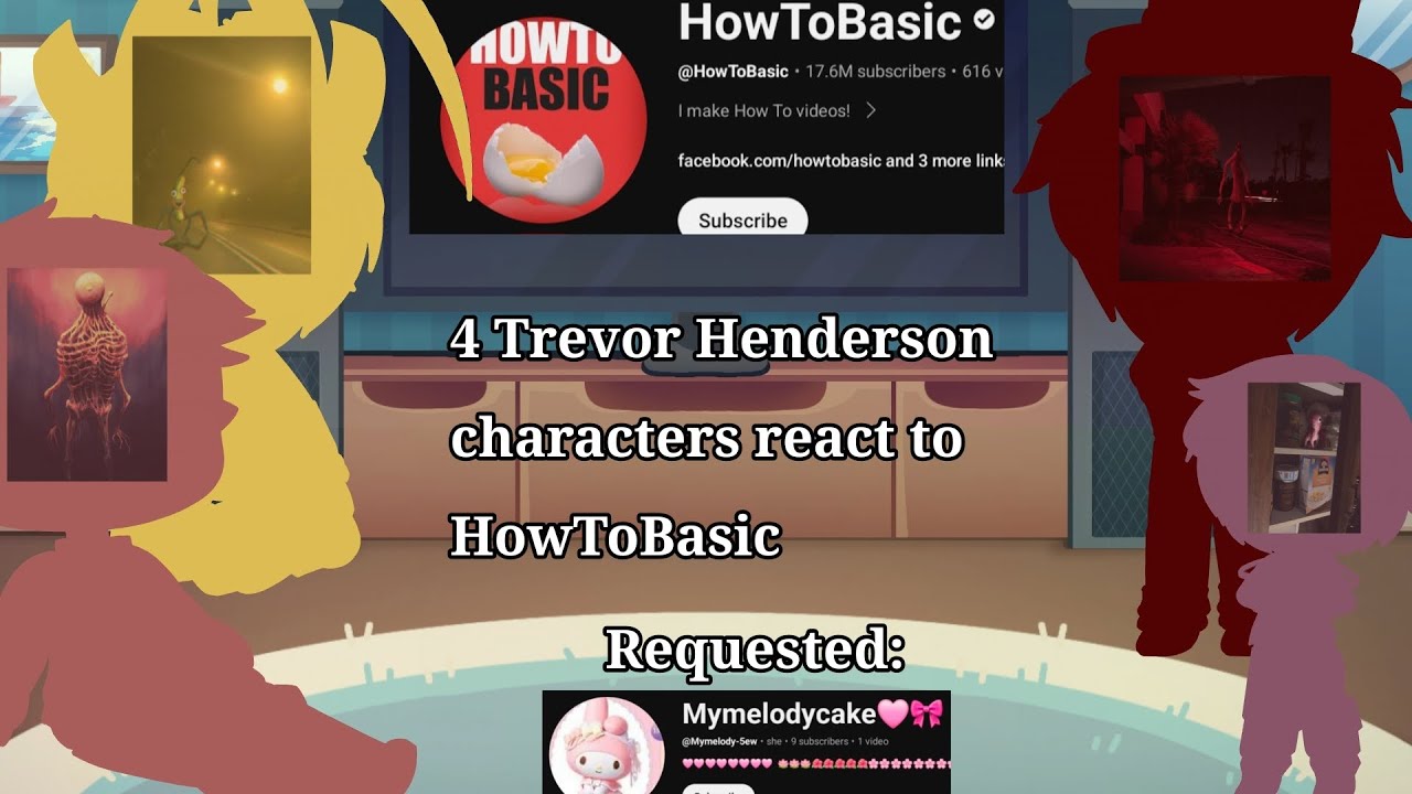 4 Trevor Henderson characters react to: HowToBasic [Requested ...