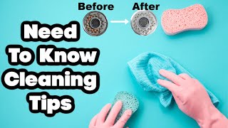 NEW! 2021 CLEANING TIPS, TRICKS, AND HACKS | 2021 NEED TO KNOW CLEANING TIPS | CLEANING TRICKS