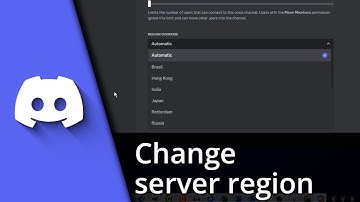 How to change region of Discord server ✅ Tutorial