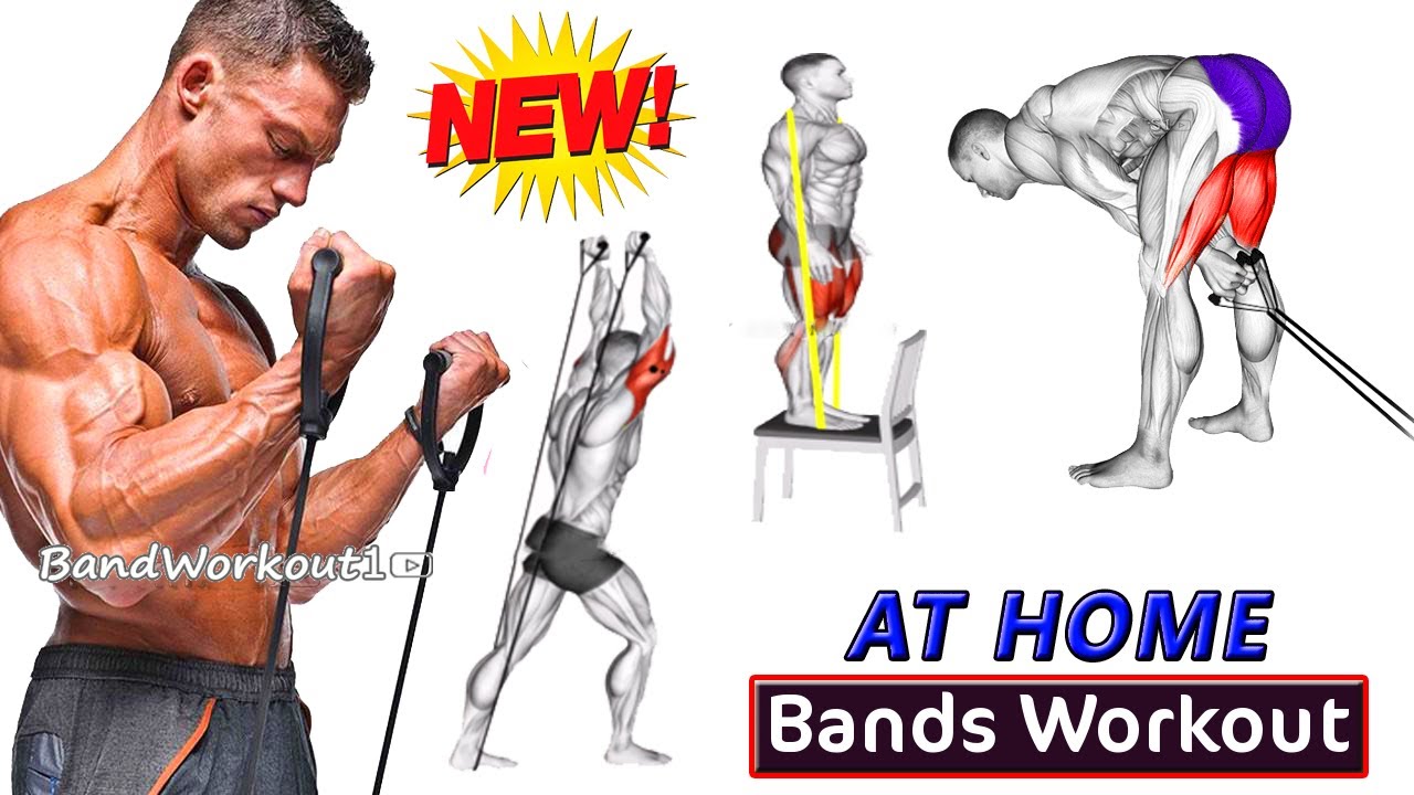 10 Best Resistance Band Workout at Home ( FULL BODY ) - YouTube