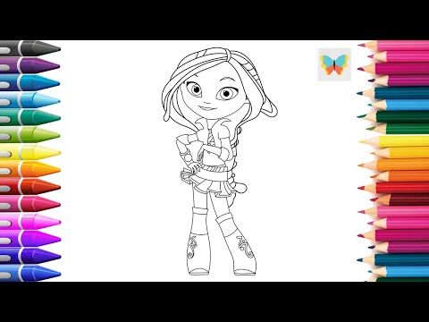 Сказочный Патруль | Рисуем Варю | Учимся рисовать Раскраски для Детей KidsColoring