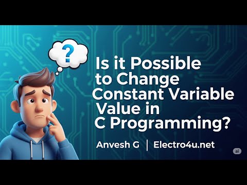 Can You Change a Constant Variable in C?