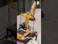 excvator inside giant ship   #technews #excavator #giant