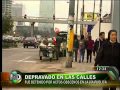 Sorprender a sujeto masturbndose en el Metropolitano