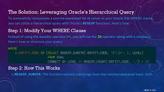 How to Pass a Comma Separated List of Values as a Parameter in Oracle SQL