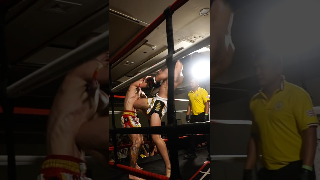💥 KNEEE 💥 Brutal Knee TKO by Tommy Pham of 8 limbs Muay Thai 