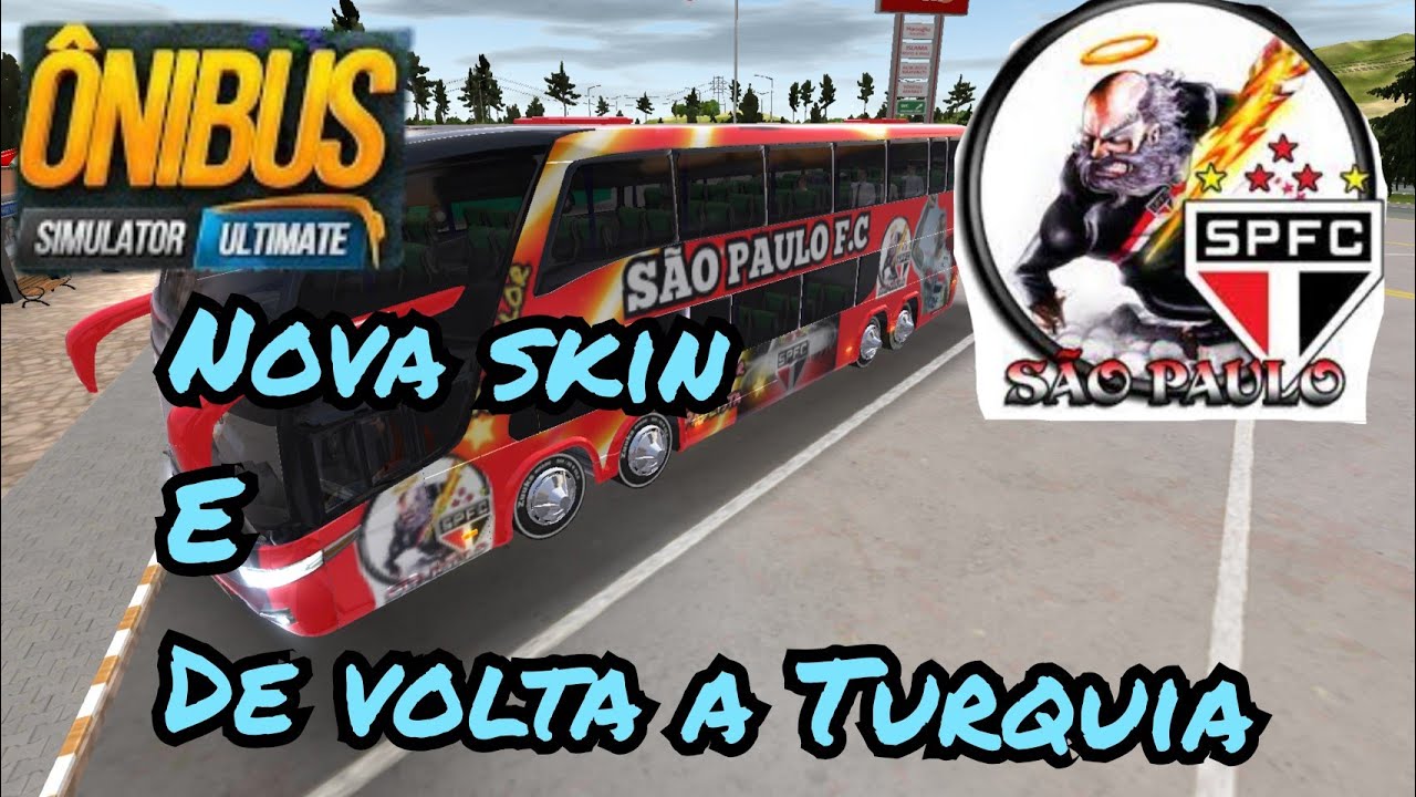 Bus Simulator Ultimate - skin do Brasil e uma viagem no cenário