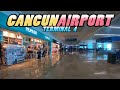 CANCUN AIRPORT Terminal 4 Departures - Cancun - Mexico (4K)