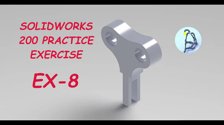Exercise-8,  Solidworks 200 practice exercise for beginner level #letsmakeitcad  #solidworks