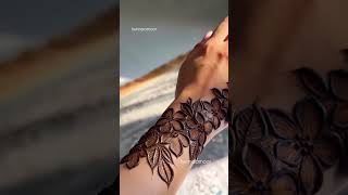 party mehndi design video 2026 #muskanmehndi100k #mehndi #art #viralvideo #artshortvideo