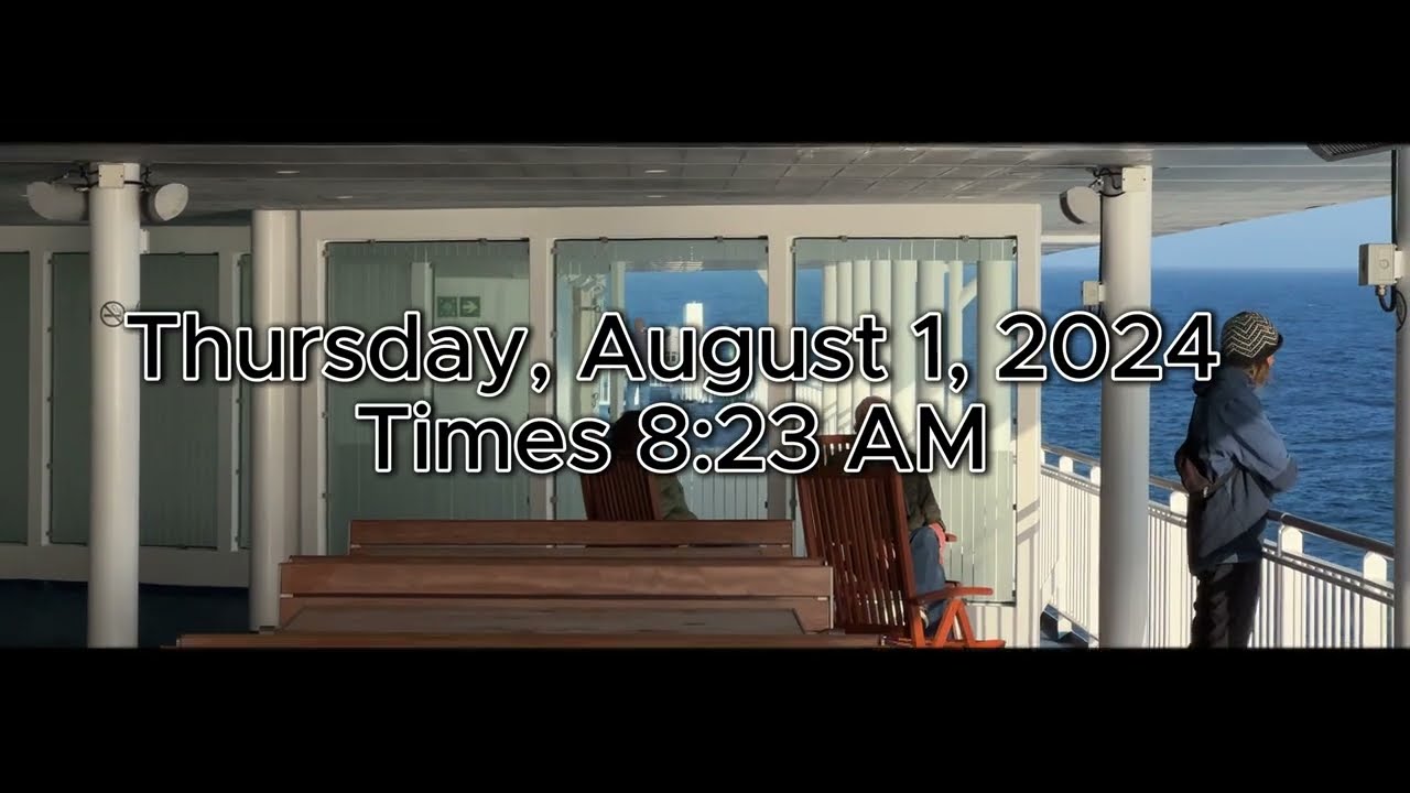 On board the ferry Norröna to Iceland. 2024 🇮🇸