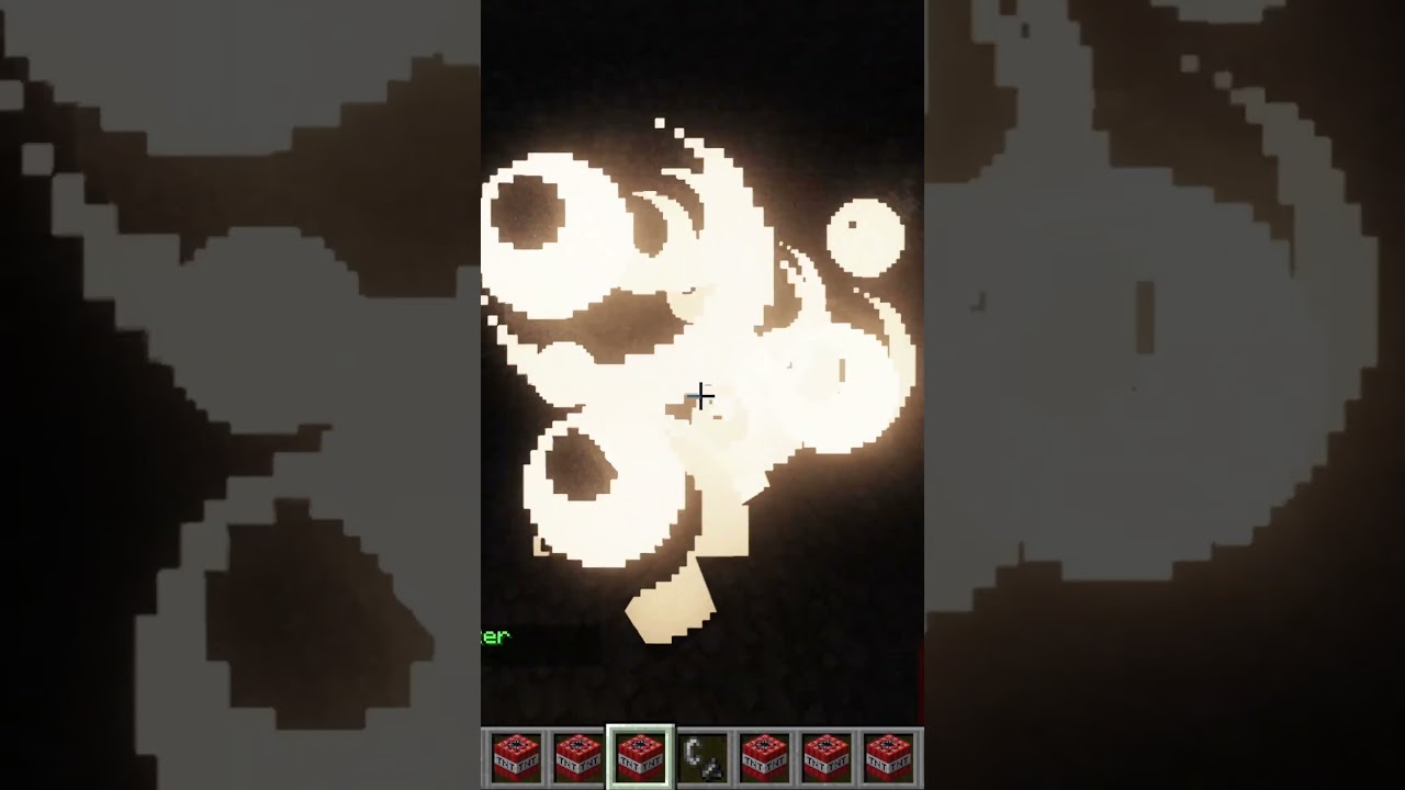 Imagine just exploding Minecraft hostile mobs instead of them fighting you 