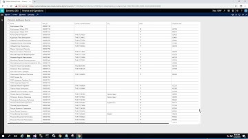 Fast scrolling through the Global Address Book on Dynamics 365 for Finance and Operations