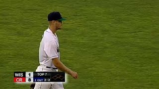Cedar Rapids' Ober records his 12th strikeout