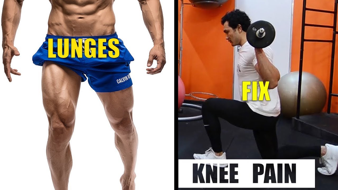 5 MISTAKES OF LUNGES Main reason for knee pain/injury [Glute