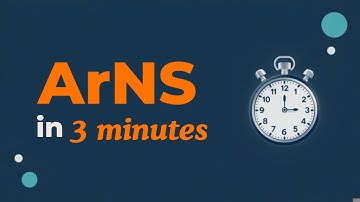 ArNS in 3 Minutes: Decentralized Naming on The Permaweb Made Easy