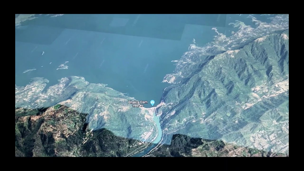 Sutlej River District by District Bhakra Nangal Dam Gobind Sagar