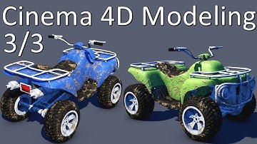 CINEMA 4D | QUAD | 3D Modeling | Texturing | Part3