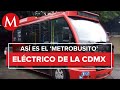 Primer recorrido de &#39;Metrobusito&#39; eléctrico