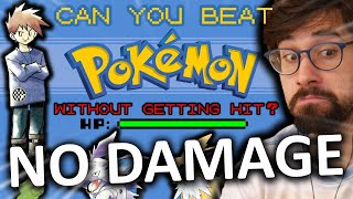 World Champ Reacts to Can You Beat Pokemon Blue Without Getting Hit (Gamechamp3000)