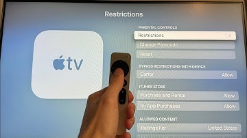 Apple TV: How to Turn On/Off Parental Controls Restrictions Tutorial! (For Beginners)
