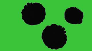 INK overlay big drops of black ink falling on green background  4k 100% copywrite free (NCS/NCV)