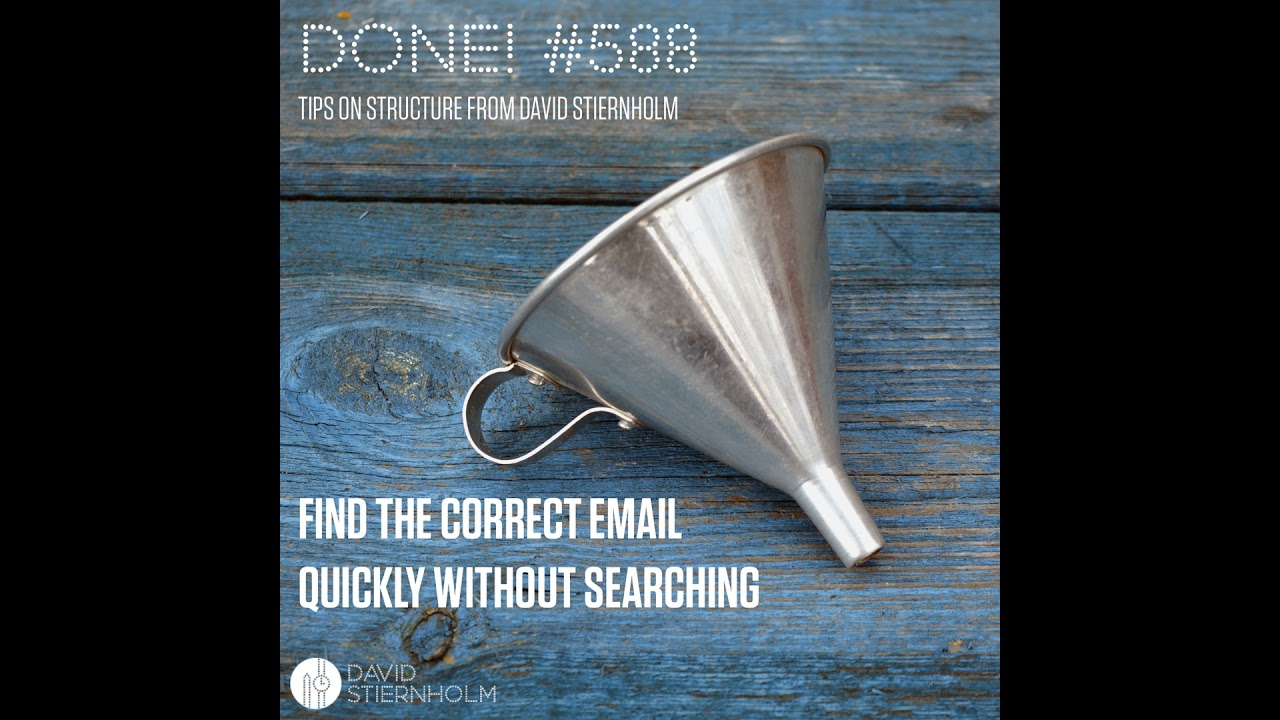 Find the correct email quickly without searching