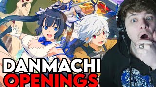 Music Producer Reacts to DanMachi All OP / Opening 1 - 5 (Pick Up Girls in a Dungeon)