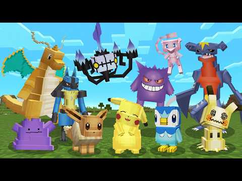 【マイクラ】モブをポケモンに作り直すマインクラフト【総集編】