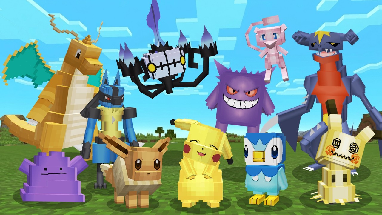 スーパーマリオパーティ Minecraft ポケモン Let's Go! POKEMON LET'S GO PIKACHU! IN MINECRAFT! | Nintendo Fun House