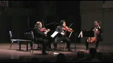Arion Quartet plays Haydn String Trio in G Major: Allegro