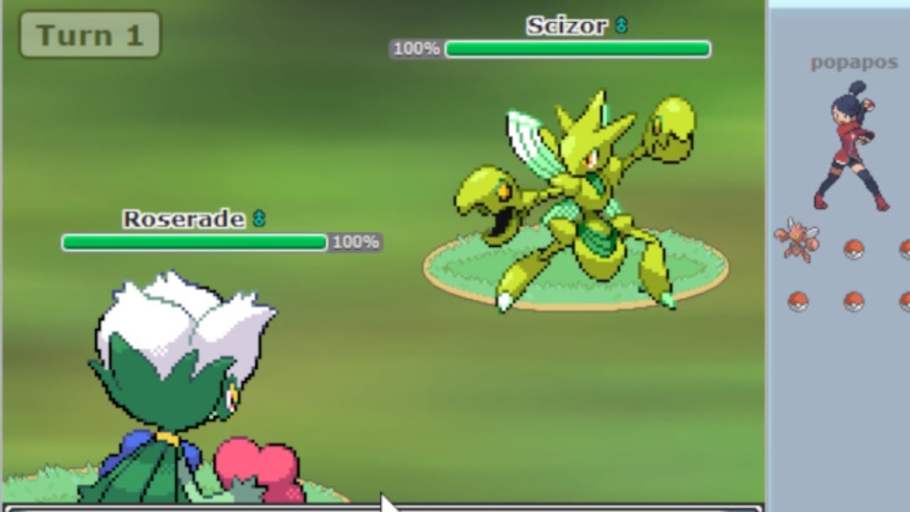 Roserade VS Baby Vomit Scizor