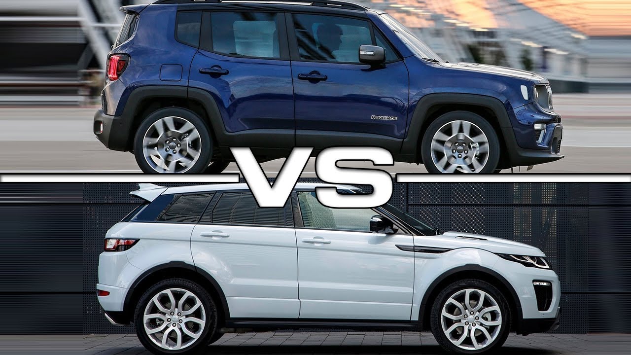 2019 Jeep Renegade Vs 2018 Land Rover Evoque Technical