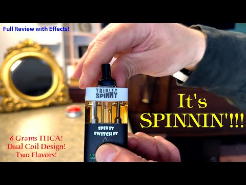 Trinity Spinny 6 Gram THCA Vape - 2 Flavors! Review with Effects! - YouTube Trinity Spinny 6 Gram THCA Vape - 2 Flavors! Review with Effects! - YouTube