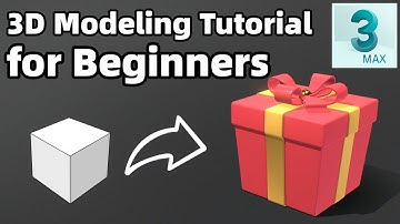Create a Gift Box from a Cube in 3ds Max | Beginner 3D Modeling Tutorial