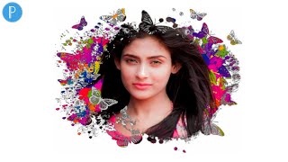 Pixellab Butterfly Splash Effect ||Photo editing on Pixellab|| screenshot 5