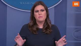 Sarah Sanders Slams Race Baiting Reporter Over John Kelly Slavery Statement