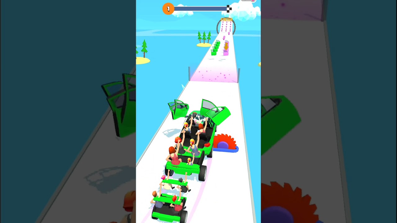 Assemble Run 3D Game Level 1 