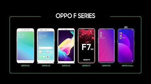 Oppo F Series Smartphone Evolution 2016 - 2020 | Evolution of Oppo F Series smartphone