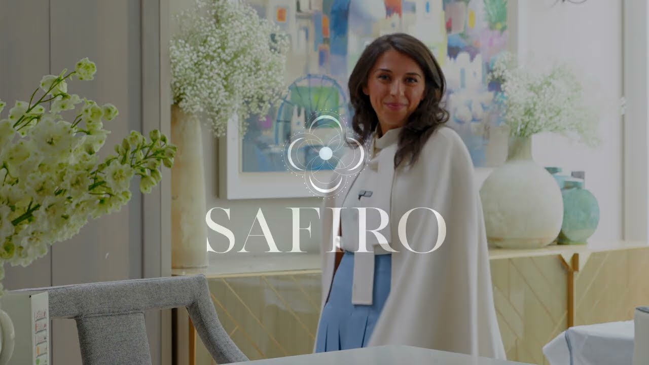 SAFIRO White Cashmere Cape Review by Noor Charchafchi, Director of Celine Interior Design