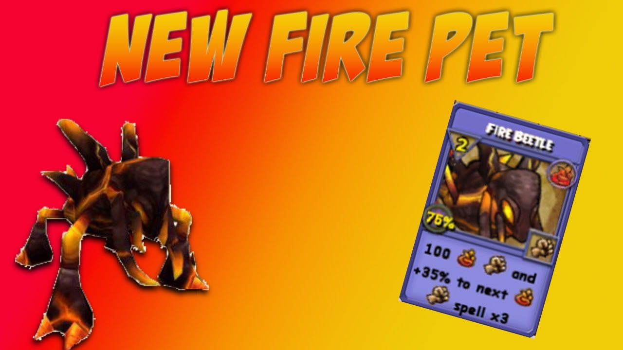 Wizard101 - Fire Update - New Pet - YouTube