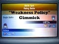 Pok&eacute;mon X &amp; Y - Weakness Policy Gimmick