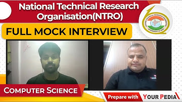 NTRO Full Mock Interview | Important Questions for NTRO | NTRO Interview preparation with YourPedia