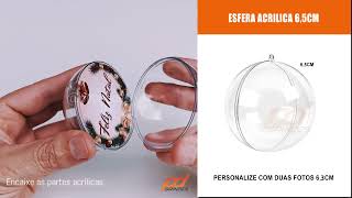 ESFERA ACRÍLICA 6,5cm | PD BRINDES