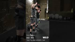 Last winter throwdown wod 2 Team the clean and jerk's